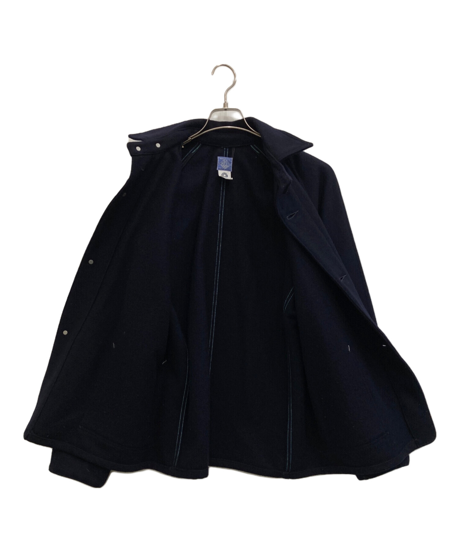 M ☆ Post O'Alls / NAVY-BLU ☆ Herringbone 中古・古着通販】POST O'ALLS (ポストオーバーオールズ) ウール