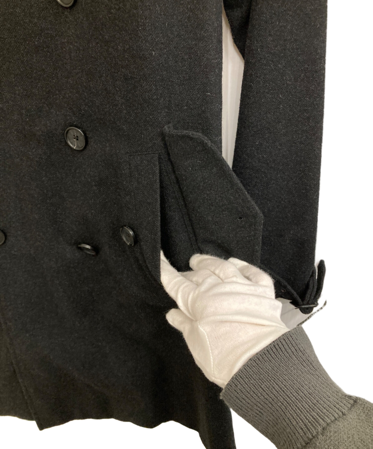 中古・古着通販】Sealup (シーラップ) トレンチコート ブラック サイズ