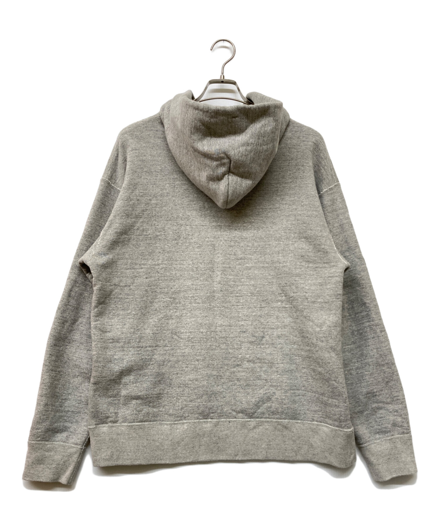 BARNS パーカー　L　吊り編み　グレー　前V 中古・古着通販】BARNS OUTFITTERS (バーンズアウトフィッターズ) 吊り