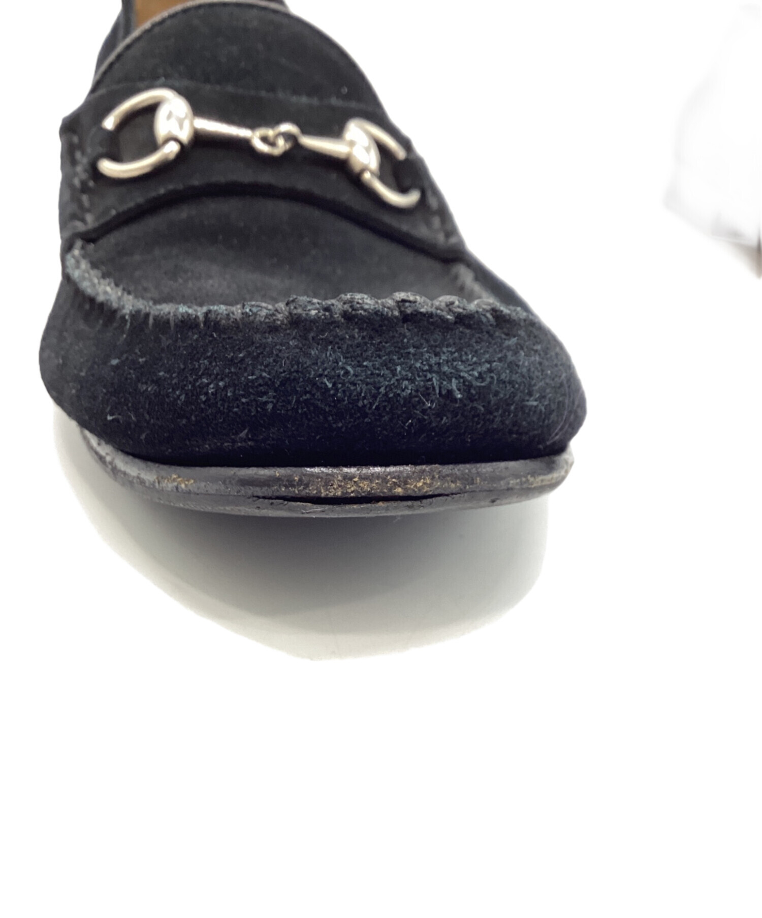 中古・古着通販】GUCCI (グッチ) ホースビットローファー ブラック