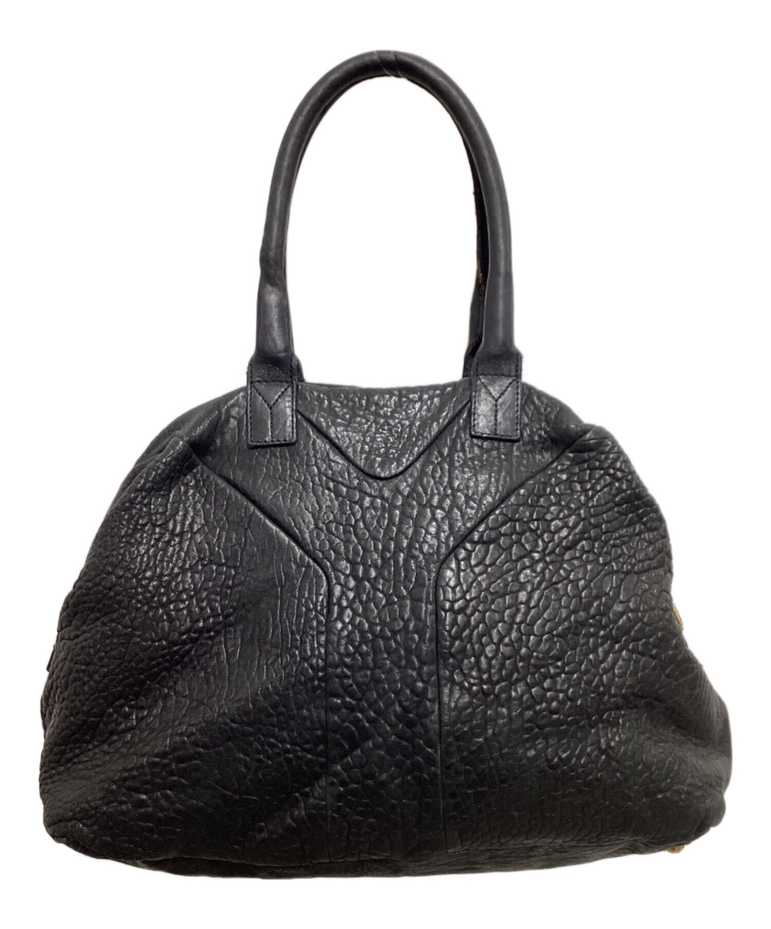 美品 イヴサンローラン リヴゴーシュ イージー ボストンバッグ Yロゴ レザー 中古・古着通販】Yves Saint Laurent Rive Gauche (イヴ・サンローラン