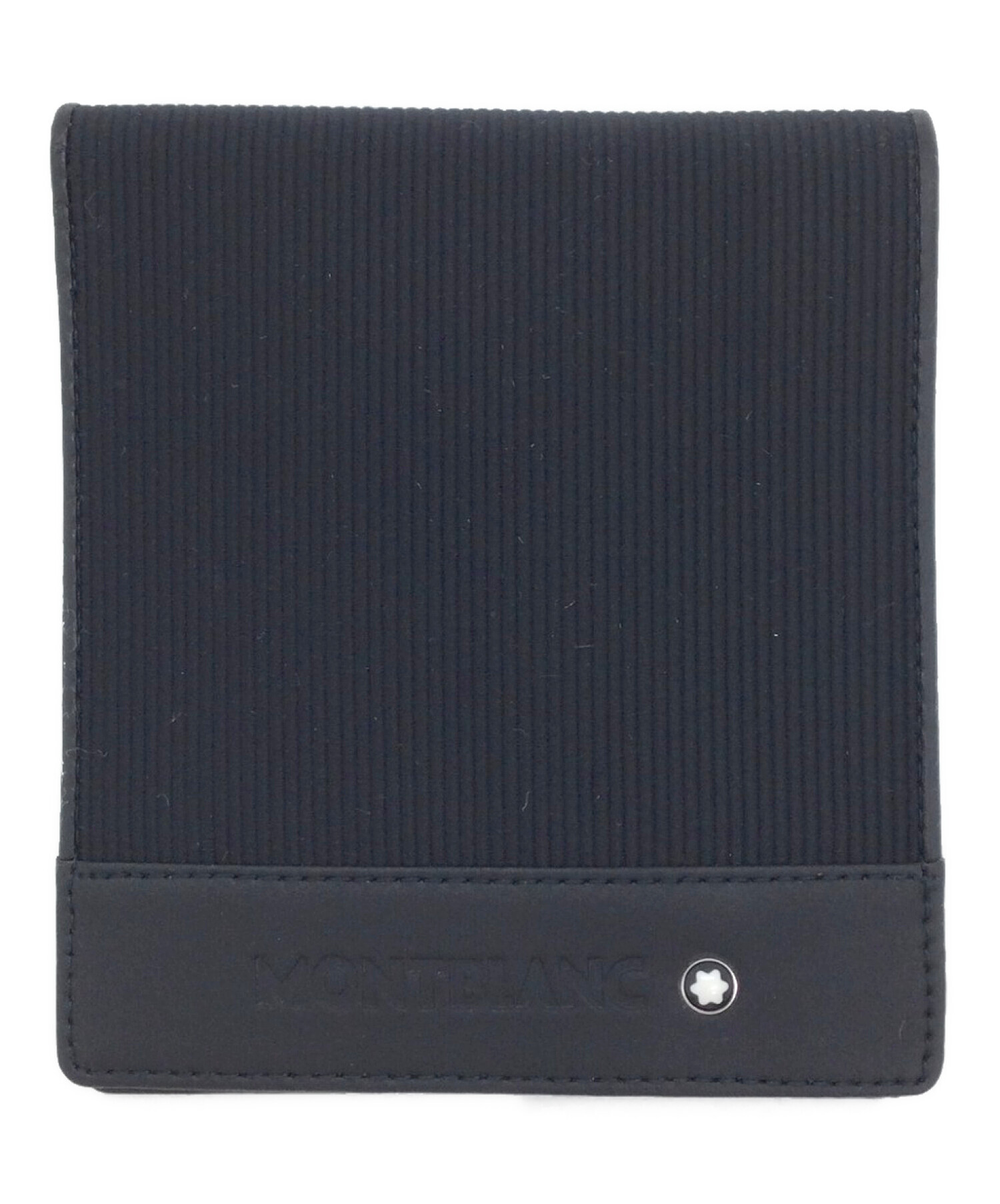 中古・古着通販】MONTBLANC (モンブラン) 2つ折り財布 ブラック