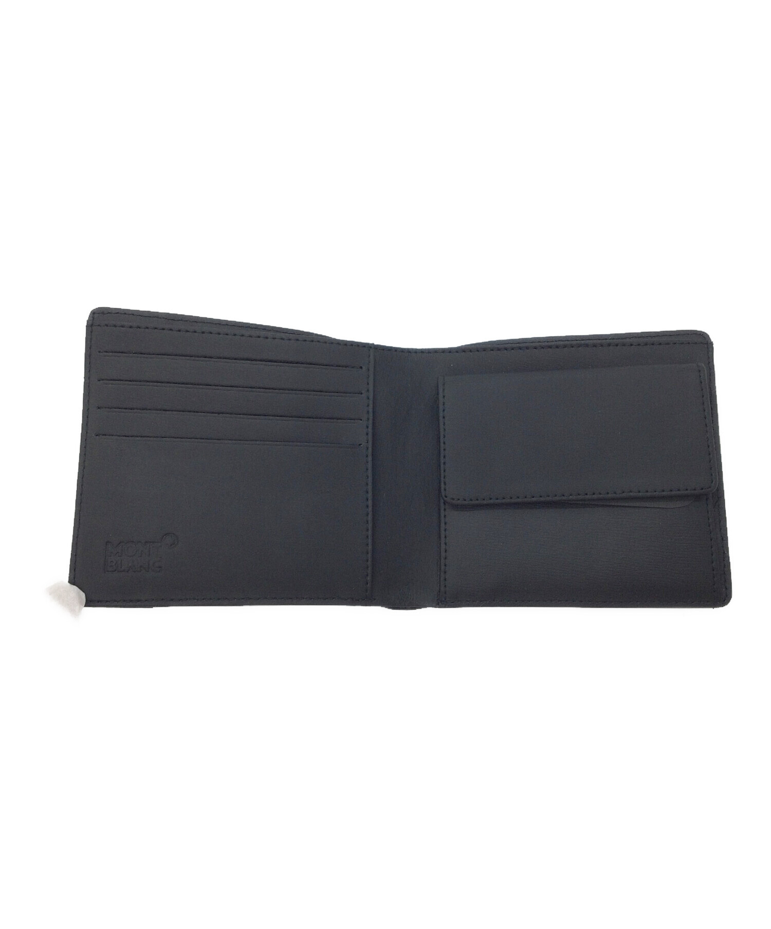 中古・古着通販】MONTBLANC (モンブラン) 2つ折り財布 ブラック
