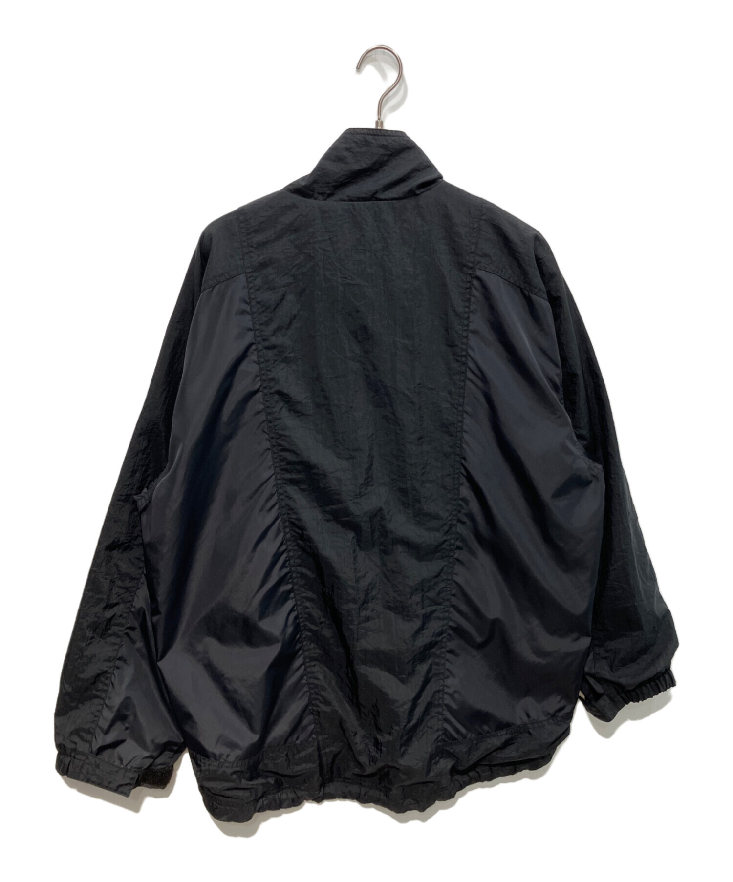 90s NIKE ブラック ホワイトナイロンコーチジャケット 白タグ 古着 中古・古着通販】NIKE (ナイキ) ナイロンジャケット 白タグ ブラック