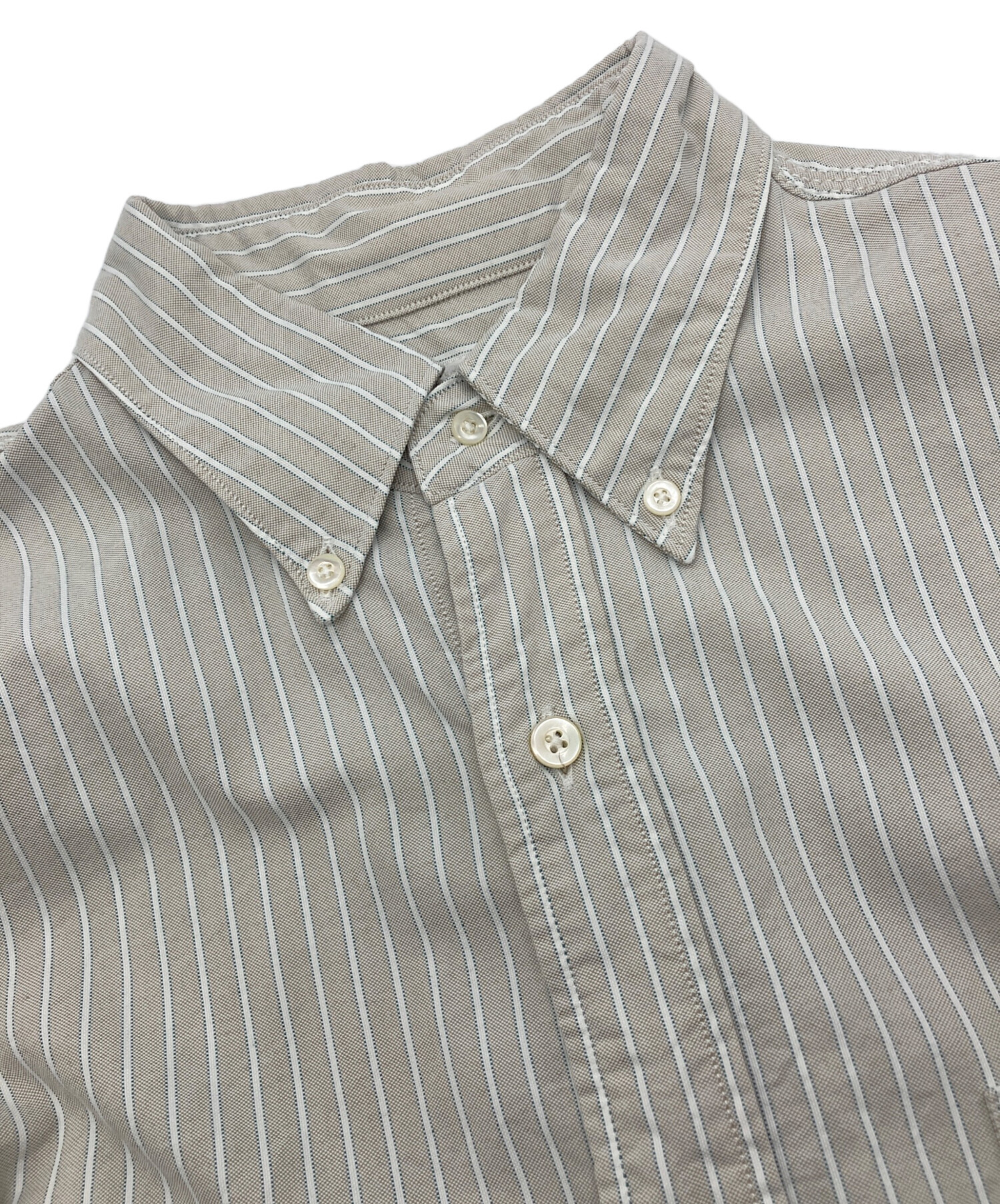 中古・古着通販】nanamica (ナナミカ) Button Down Stripe Wind Shirt