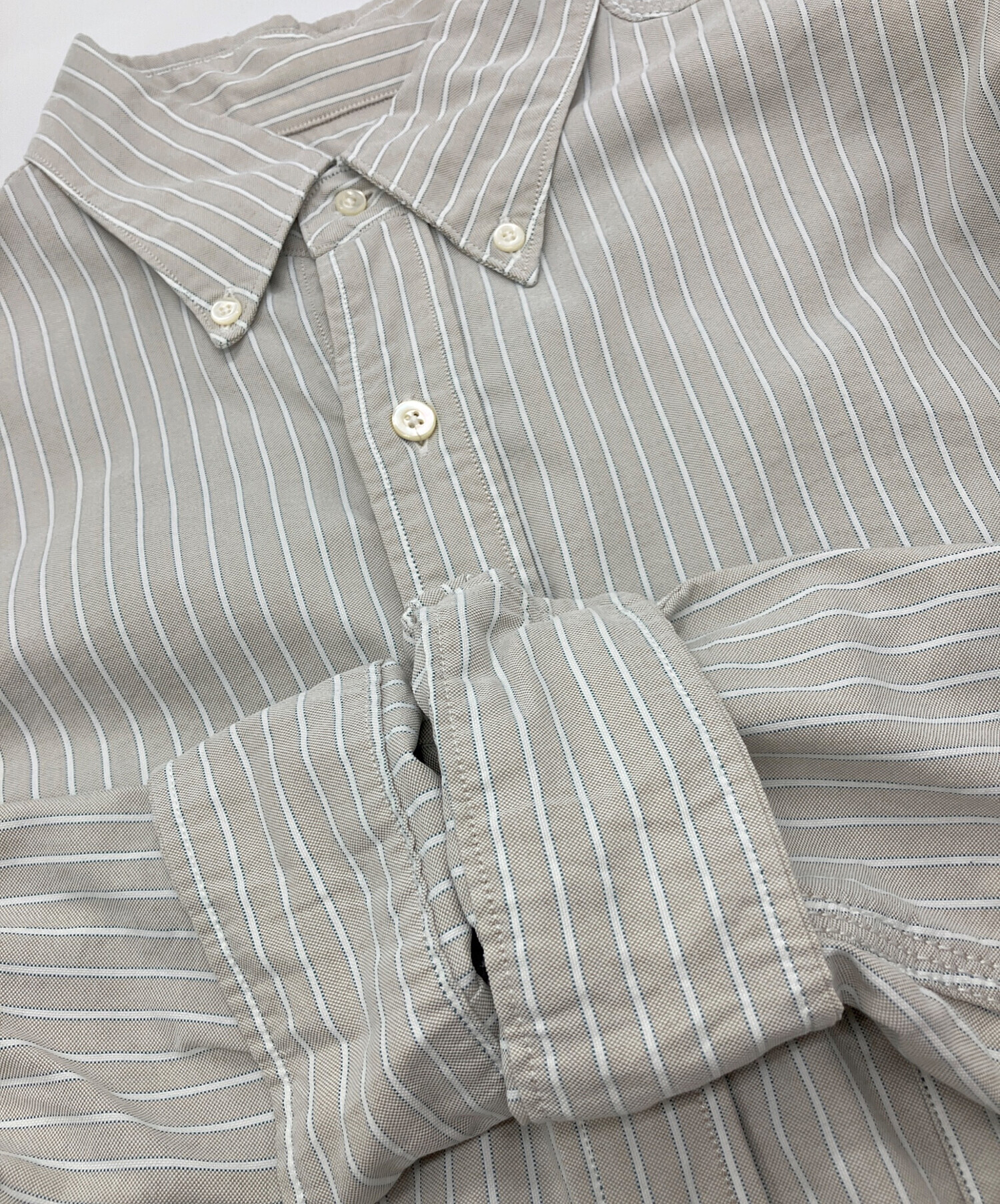中古・古着通販】nanamica (ナナミカ) Button Down Stripe Wind Shirt