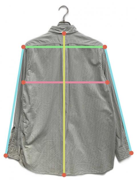 中古・古着通販】nanamica (ナナミカ) Button Down Stripe Wind Shirt