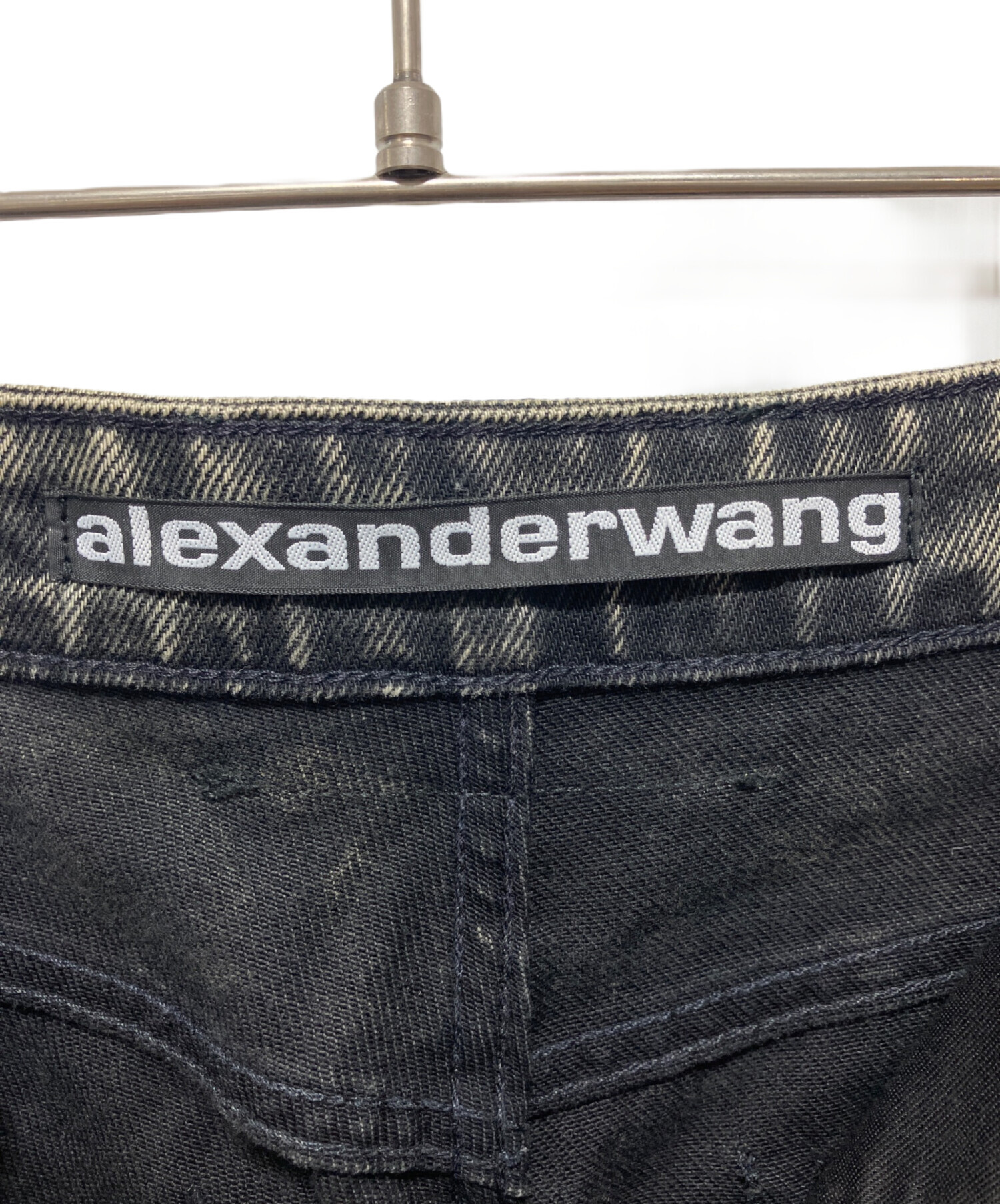 ✨極美品✨ アレキサンダーワン ウエストロゴマーク デニムパンツ 28 中古・古着通販】ALEXANDER WANG (アレキサンダー・ワン) デニムパンツ
