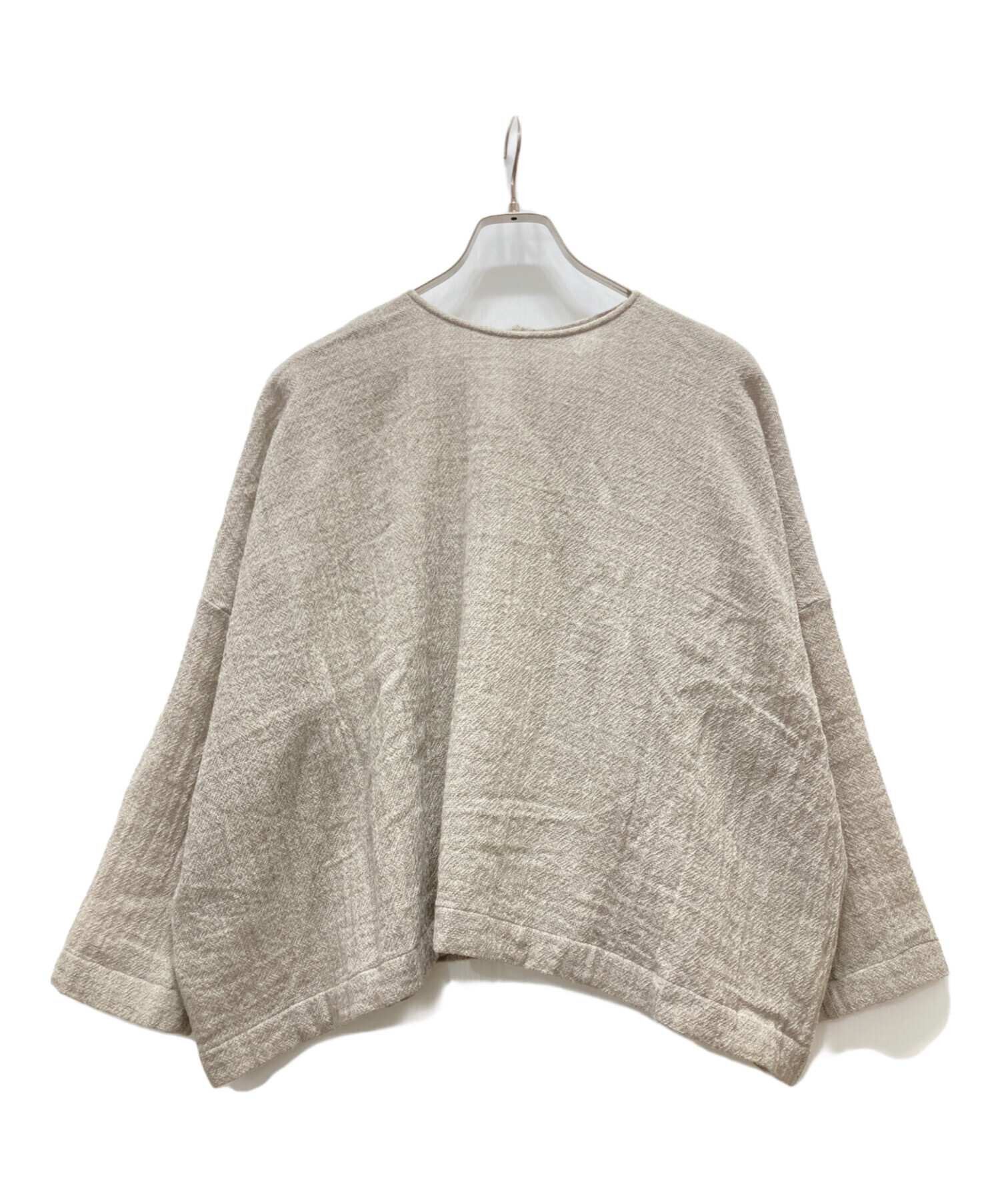 中古・古着通販】kagure (カグレ) ウールガーゼワイドプルオーバー
