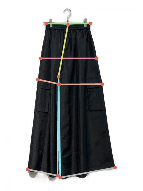 Lig. リグドット　ワイドカーゴパンツ　ブラック 中古・古着通販】Lig. (リグドット) ワイドカーゴパンツ 237-055