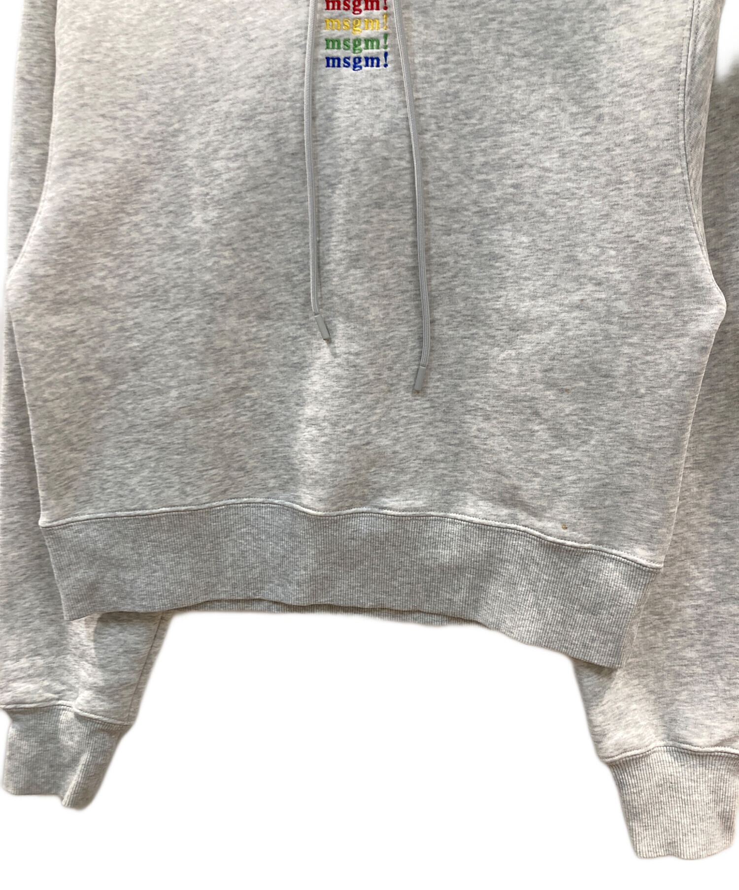 中古・古着通販】MSGM (エムエスジーエム) プルオーバーパーカー