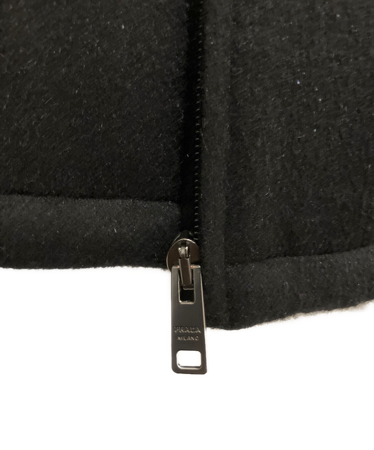 中古・古着通販】PRADA (プラダ) ウールxカシミヤ ブルゾンジャケット