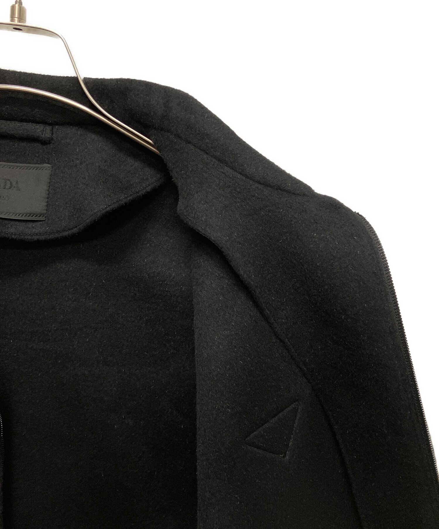 PRADAプラダウールVintageArchiveジャケットブルゾンコート 中古・古着通販】PRADA (プラダ) ウールxカシミヤ ブルゾンジャケット