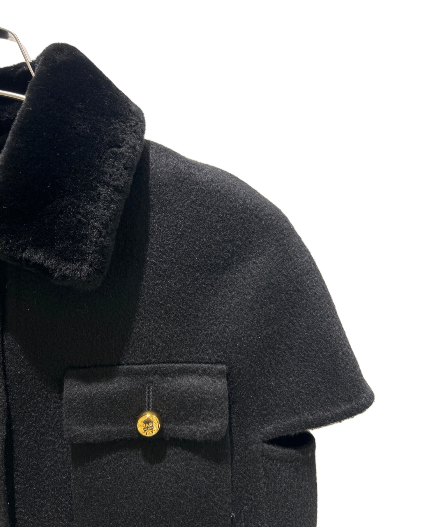 中古・古着通販】PRADA (プラダ) カシミヤ半袖ジャケット&スカート