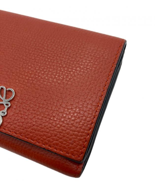 中古・古着通販】LOEWE (ロエベ) 3つ折り財布 ブラウン サイズ