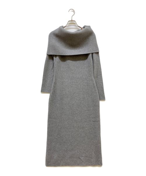 中古・古着通販】theory (セオリー) オフショルダーニットワンピース