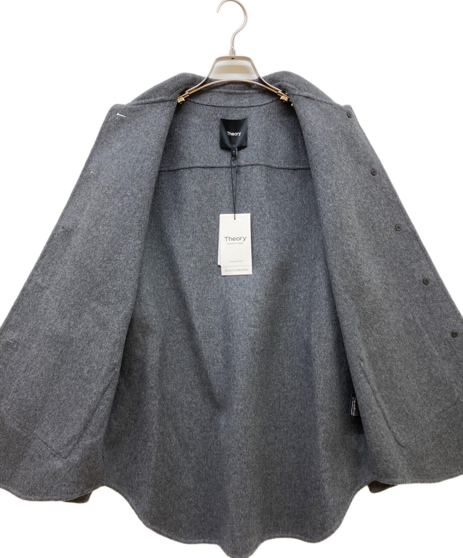 中古・古着通販】theory (セオリー) オーバーサイズシャツジャケット 