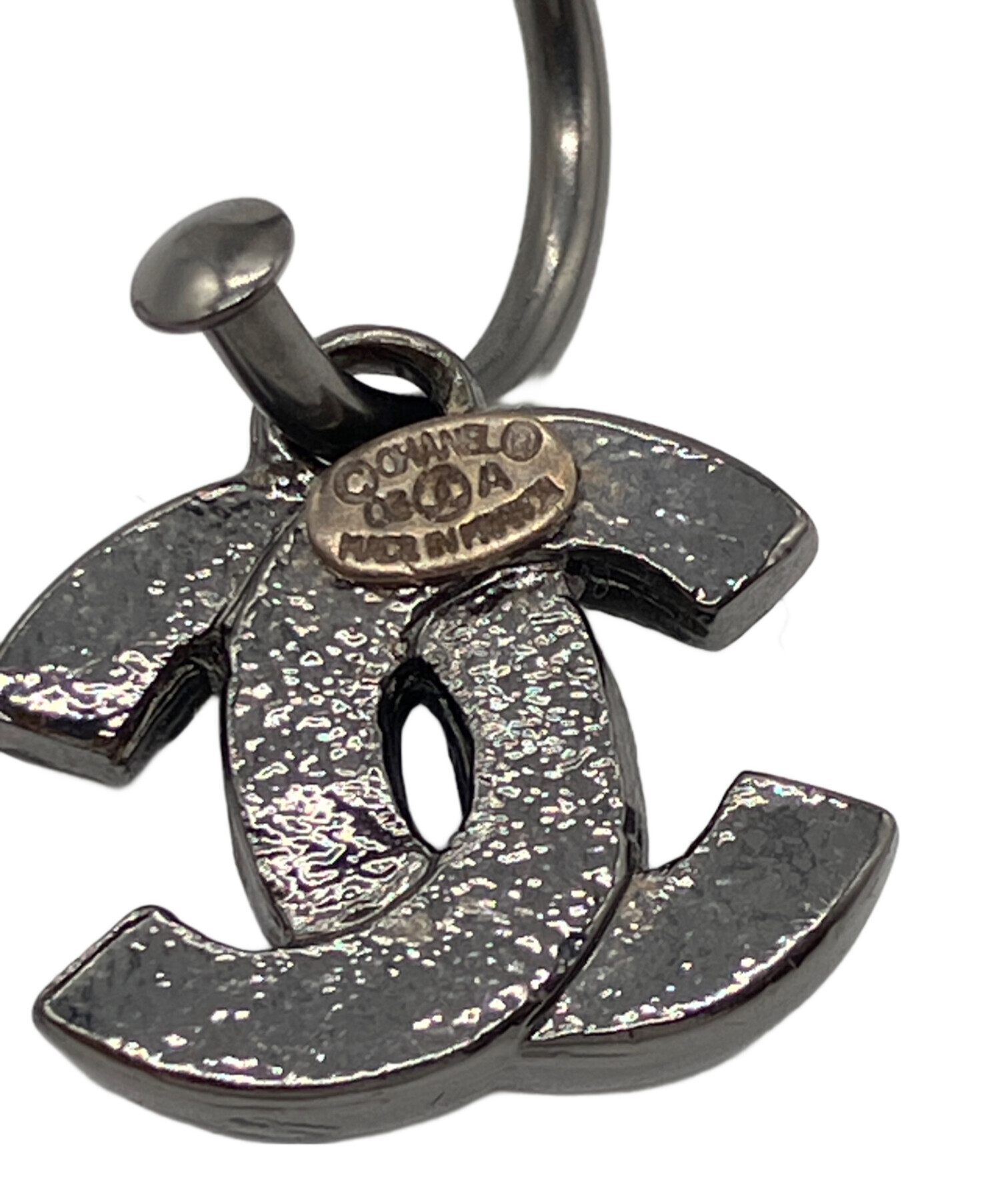シャネル　ピアス　正規品　ブラック　レア　ココマーク　シルバー 中古・古着通販】CHANEL (シャネル) ココマークピアス シルバー