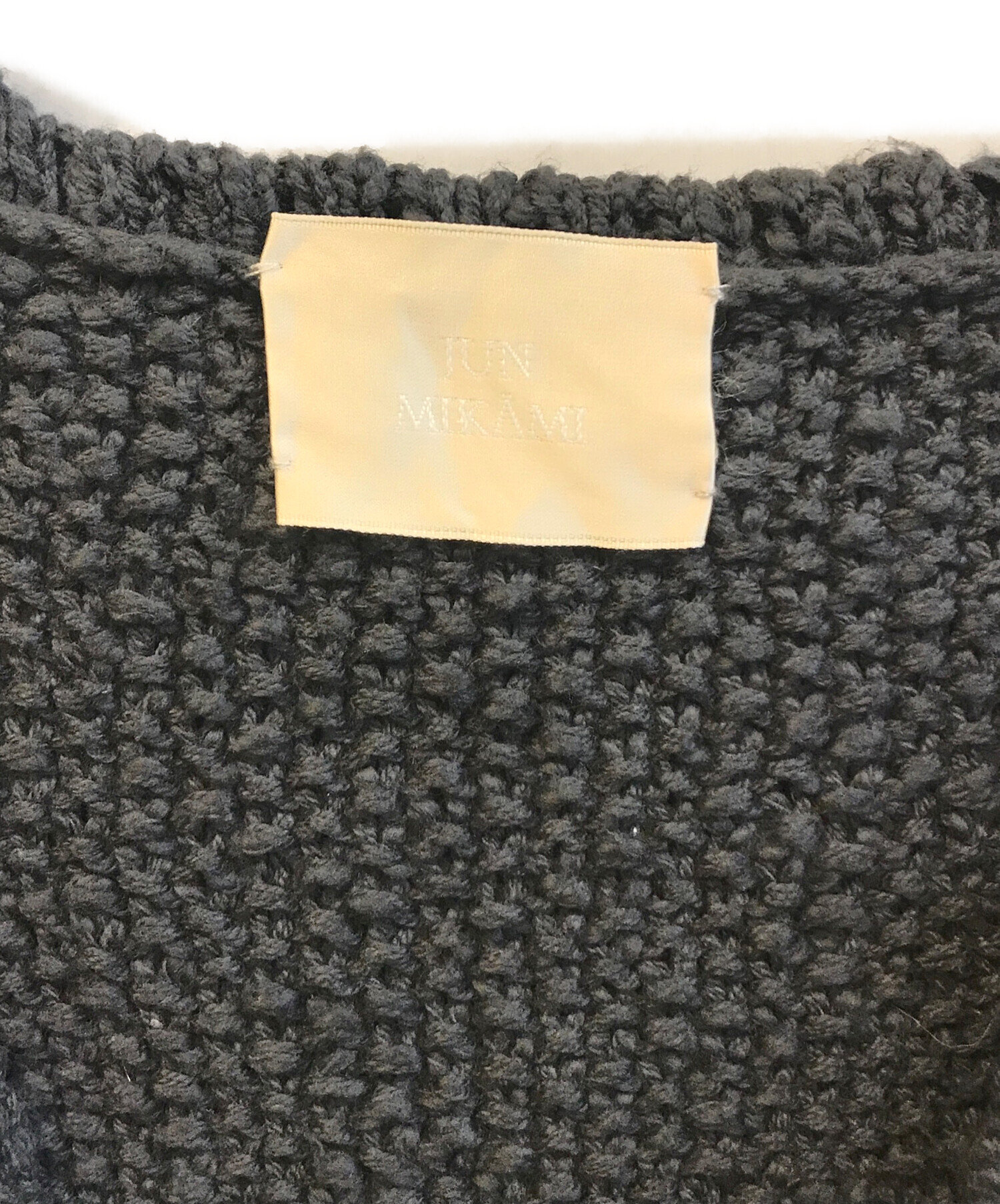 jun mikam ジュンミカミ コットンニット　ボディースーツ JUNMIKAMI ボディスーツニット コットン jun mikam ジュンミカミ