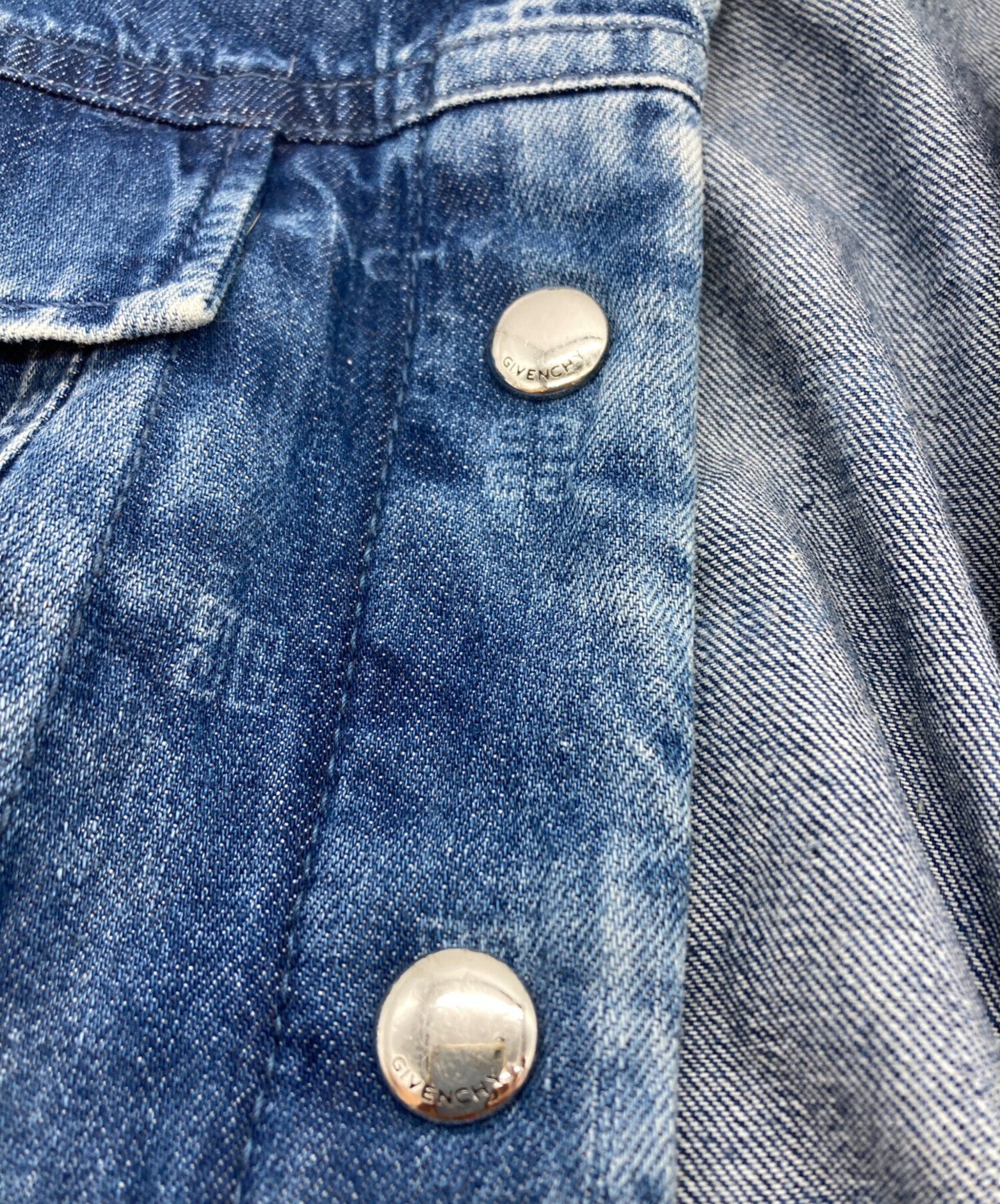 中古・古着通販】GIVENCHY (ジバンシィ) クロップドデニムジャケット