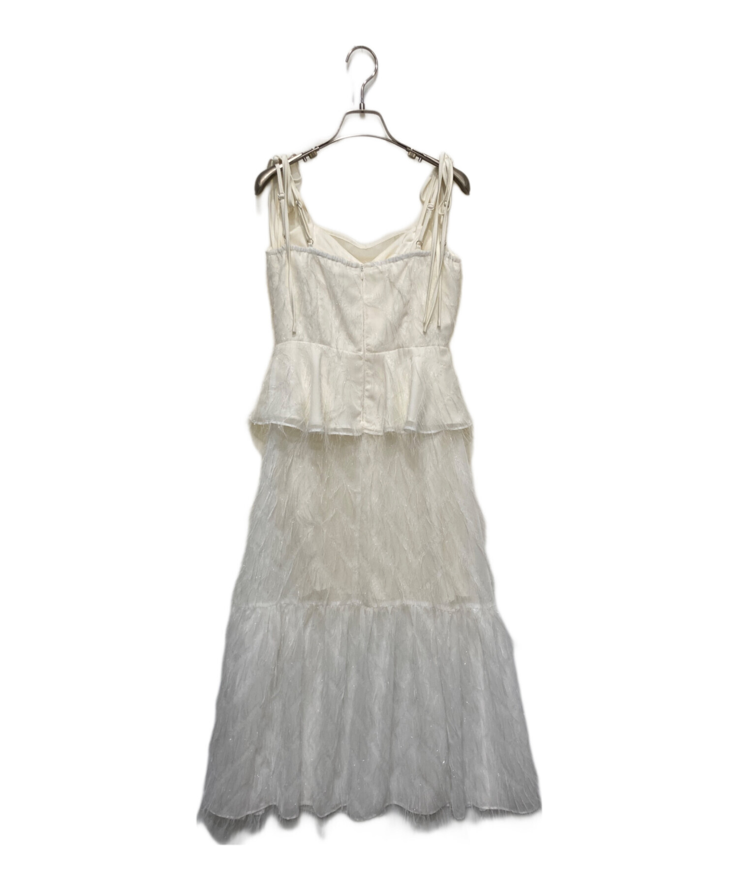 中古・古着通販】M me eme (エムミーエメ) フェザーキャミソール