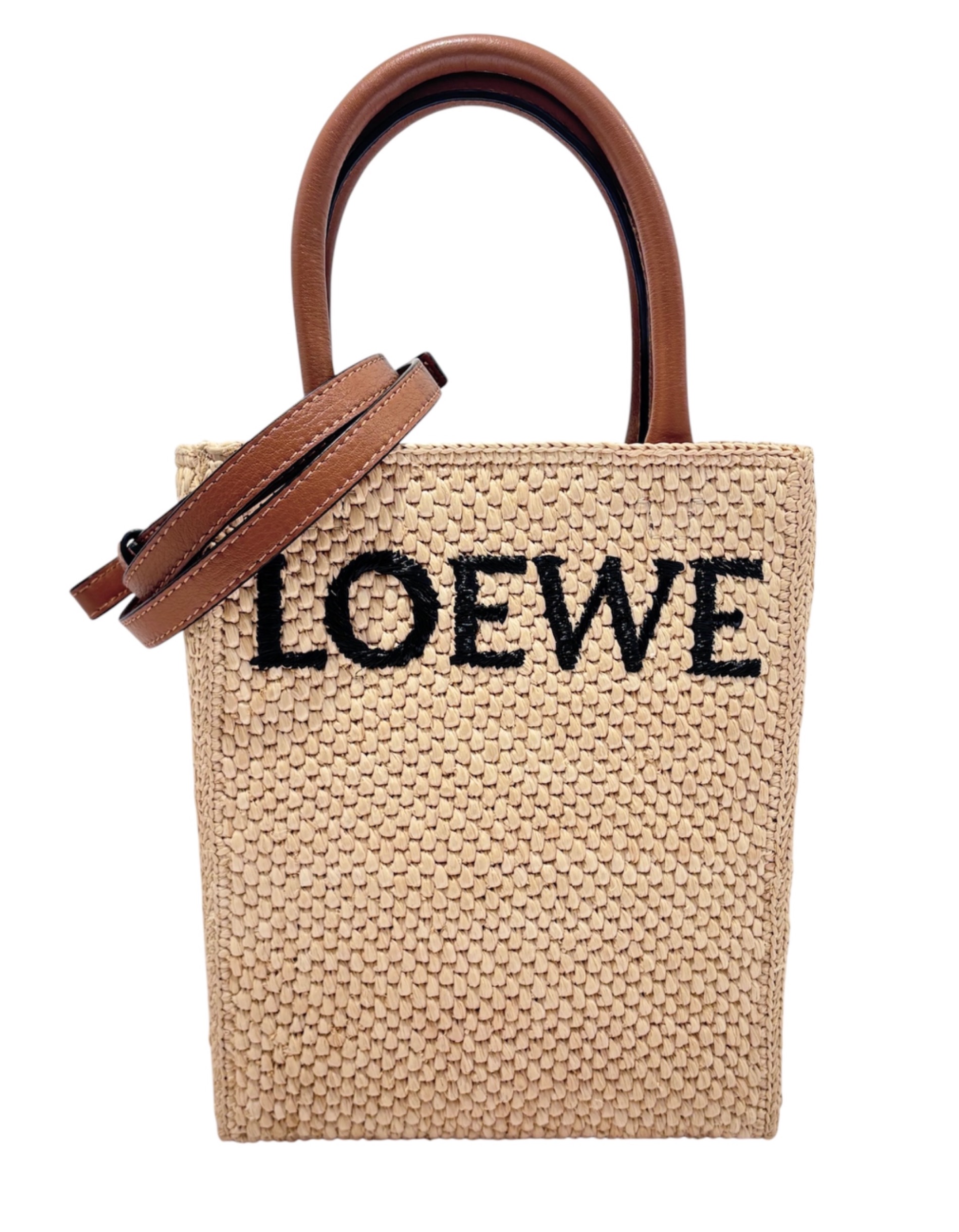 中古・古着通販】LOEWE (ロエベ) ラフィア スタンダード A5 トート