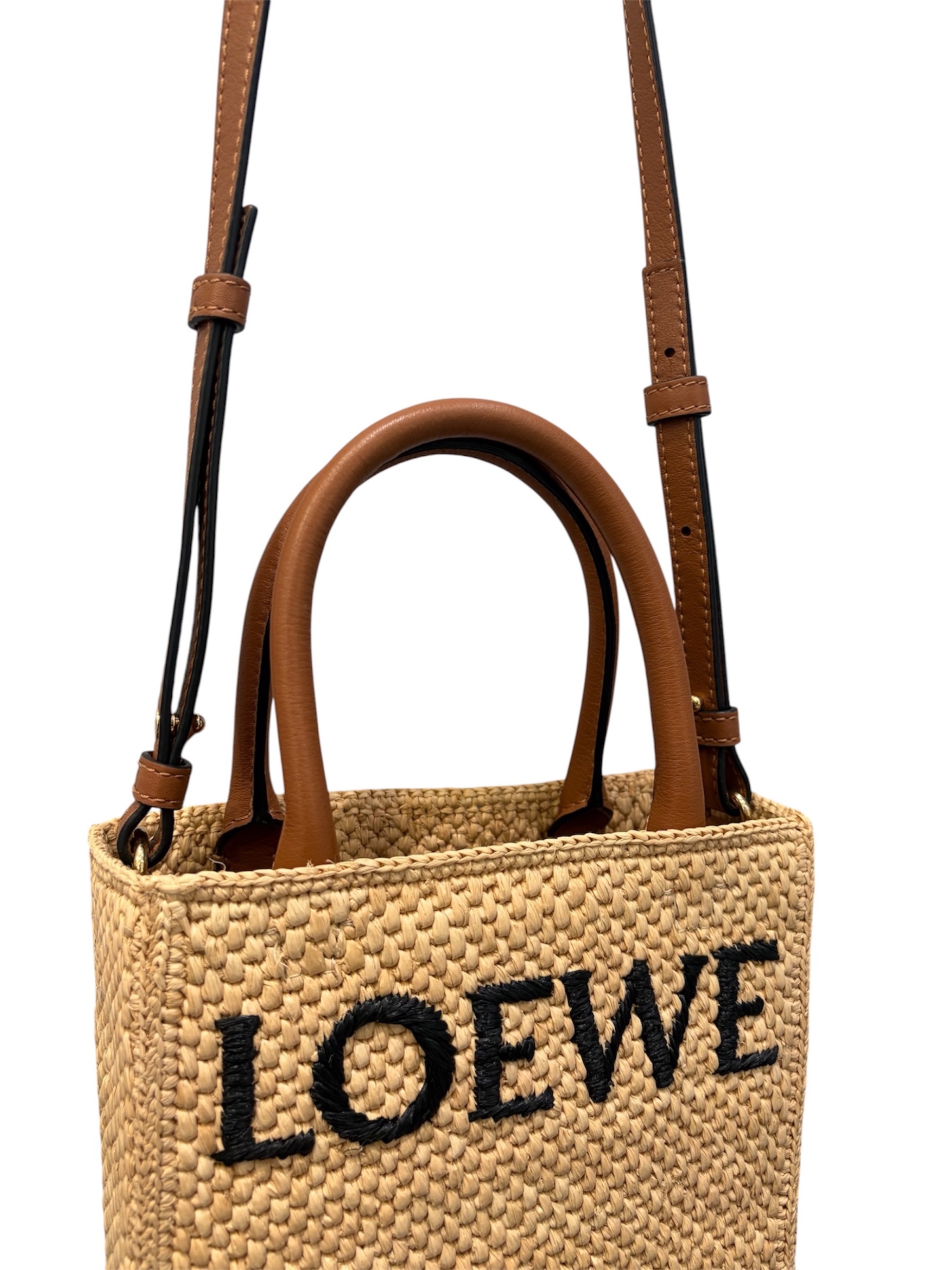 中古・古着通販】LOEWE (ロエベ) ラフィア スタンダード A5 トート