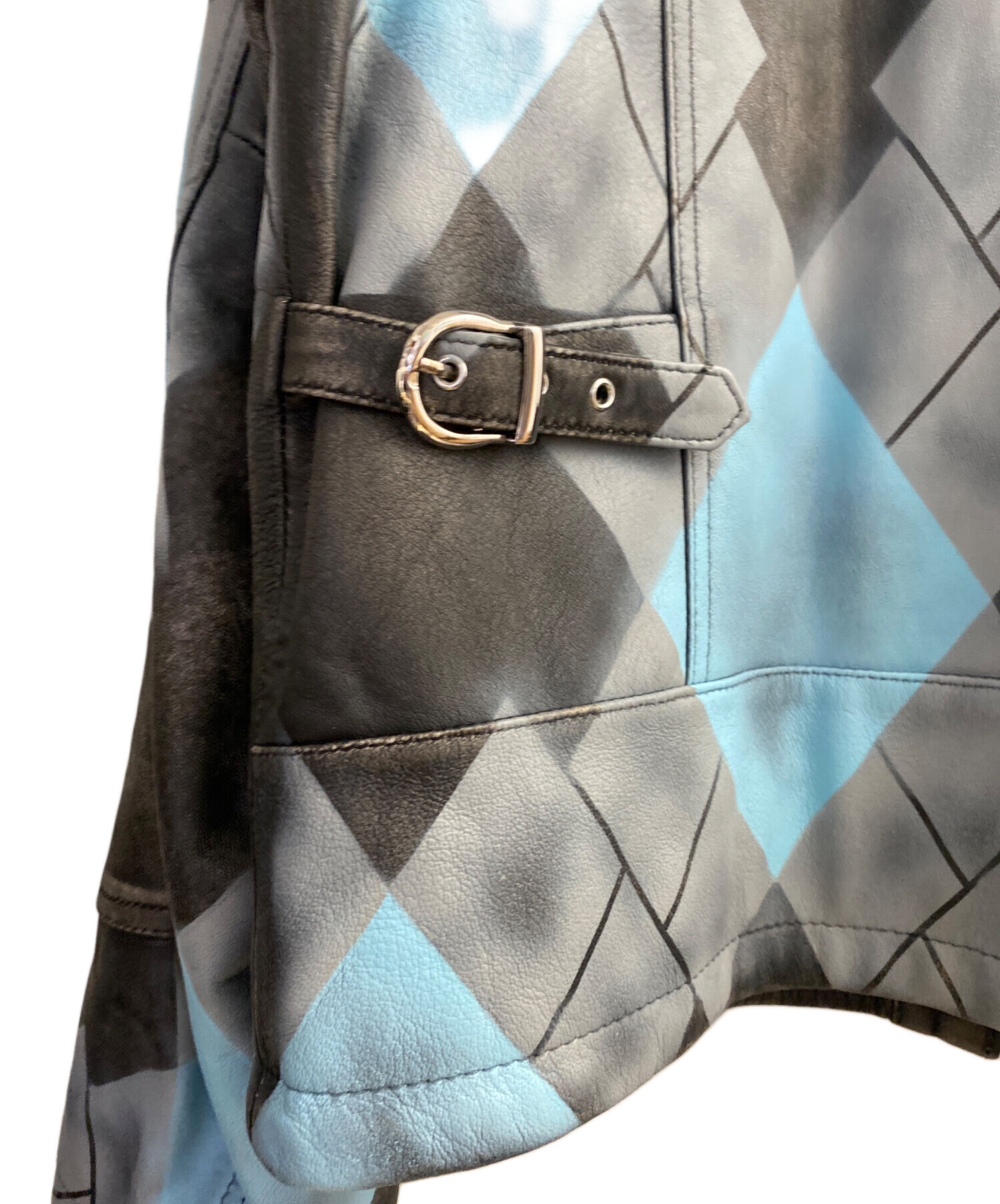 中古・古着通販】MASU (エムエーエスユー) ARGYLE LEATHER SPORTS