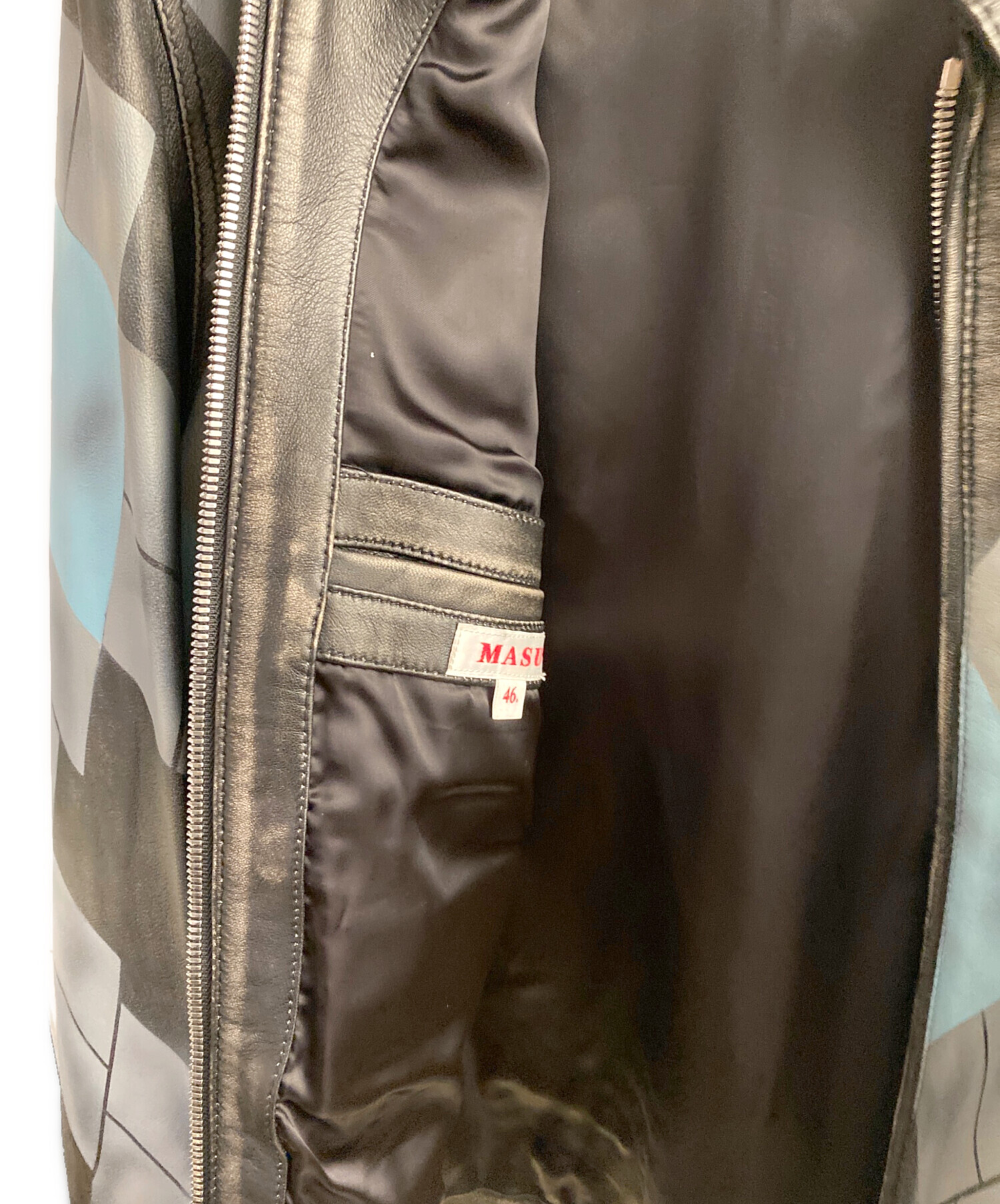 中古・古着通販】MASU (エムエーエスユー) ARGYLE LEATHER SPORTS
