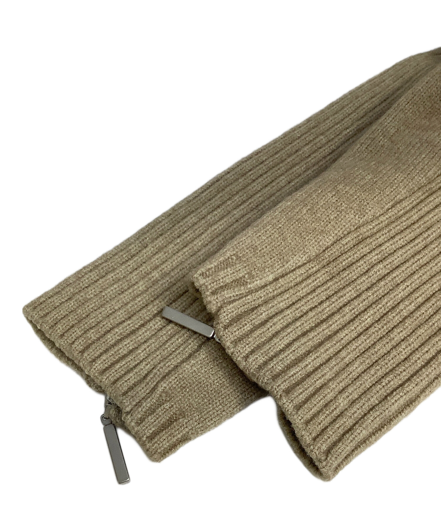 中古・古着通販】ROSARYMOON (ロザリームーン) Front Zip Knit Dress