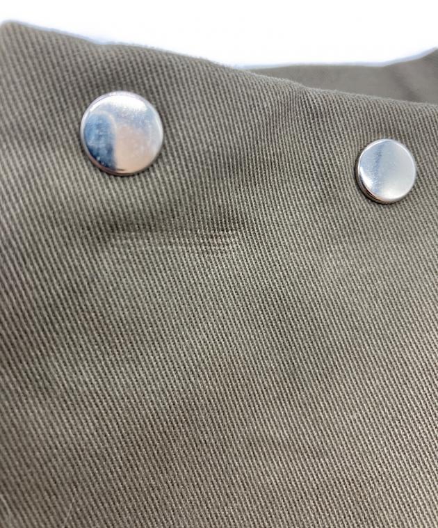 中古・古着通販】KISHIDAMIKI (キシダミキ) studs wrap skirt オリーブ