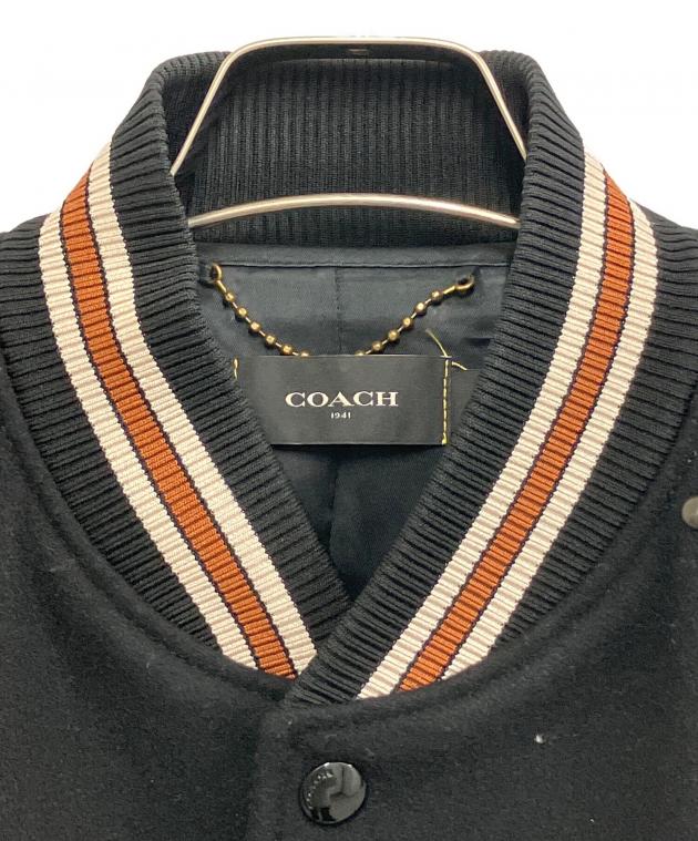 中古・古着通販】COACH (コーチ) スタジャン ブラック サイズ:2
