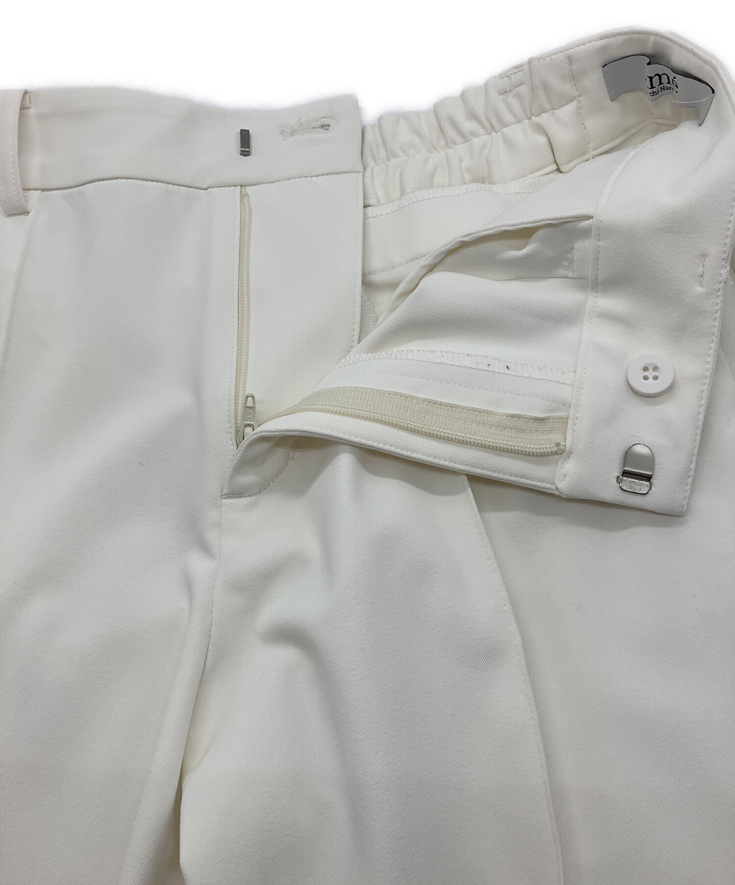 【極美品】アメノチハレ フリルサス付き ストレッチパンツ（Elm） 中古・古着通販】Ame no chi Hare (アメノチハレ) 雨よけストレッチ