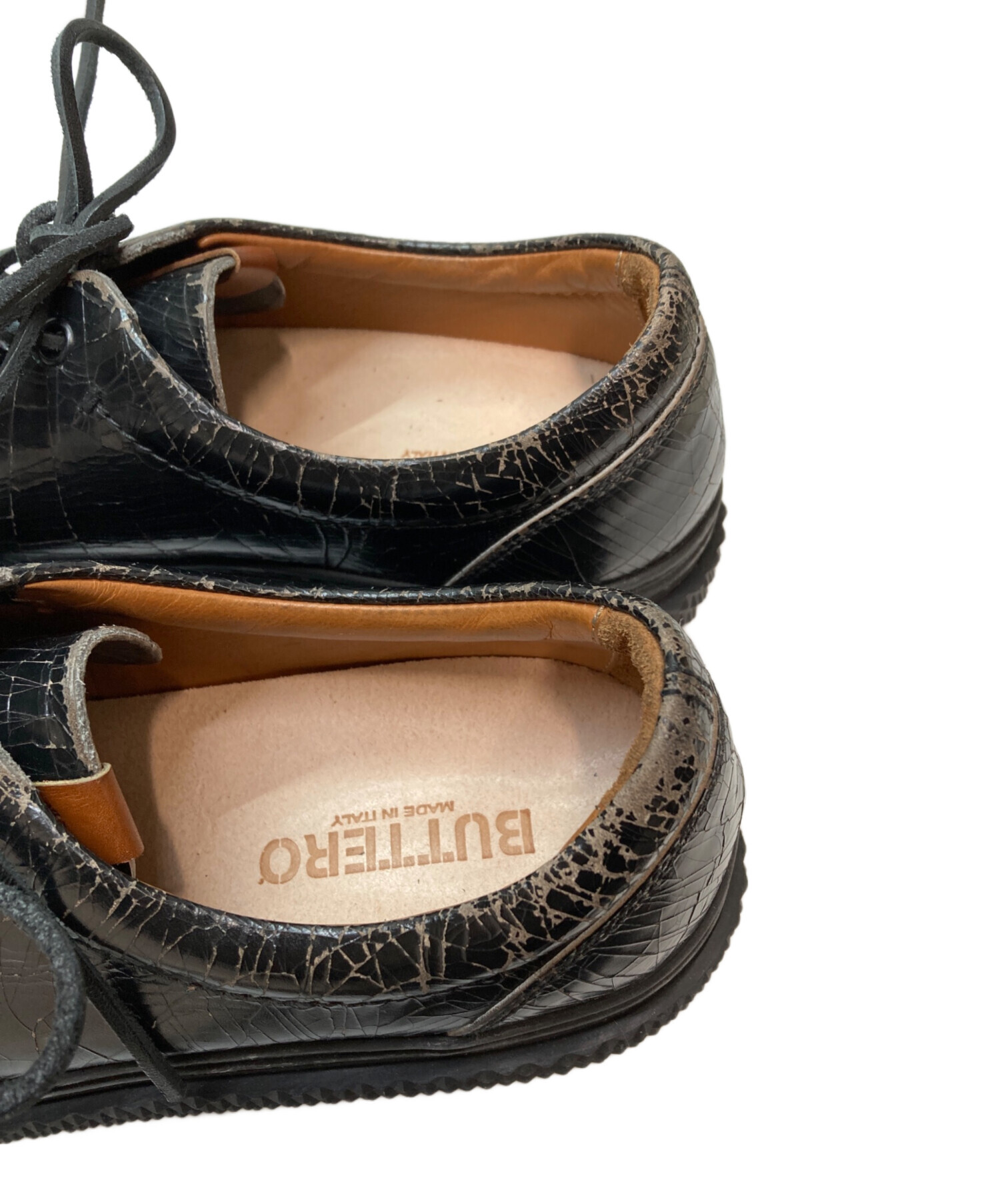 BUTTERO ヴィンテージ加工 41 中古・古着通販】BUTTERO (ブッテロ) スウェードブーツ ベージュ