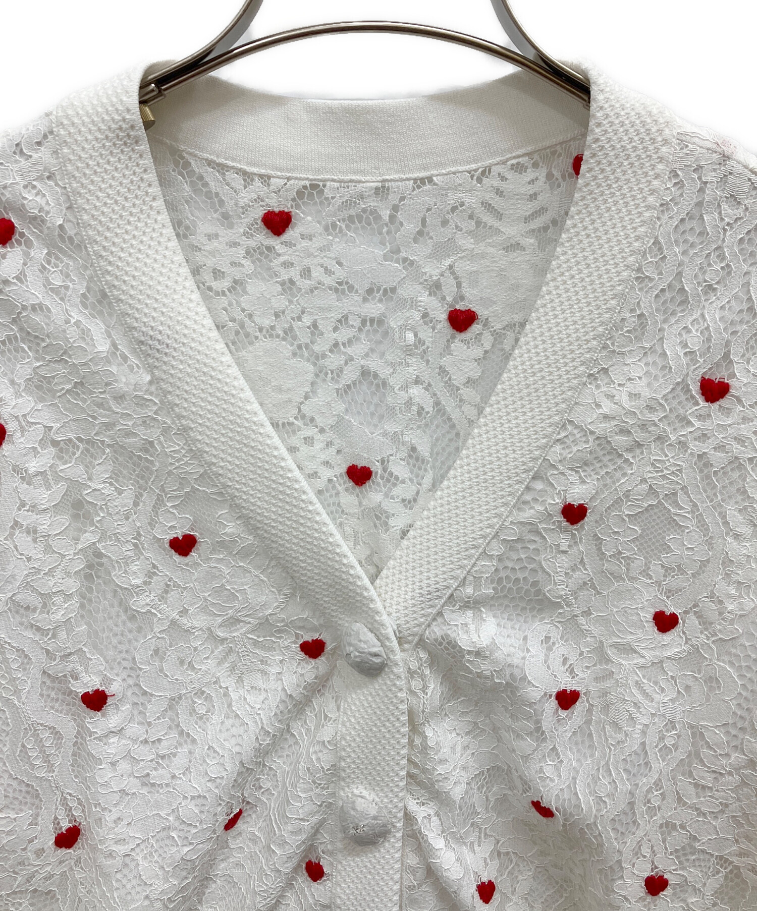 ダブルスタンダード　ビーズ刺繍付きカーディガン 中古・古着通販】DOUBLE STANDARD CLOTHING (ダブルスタンダード