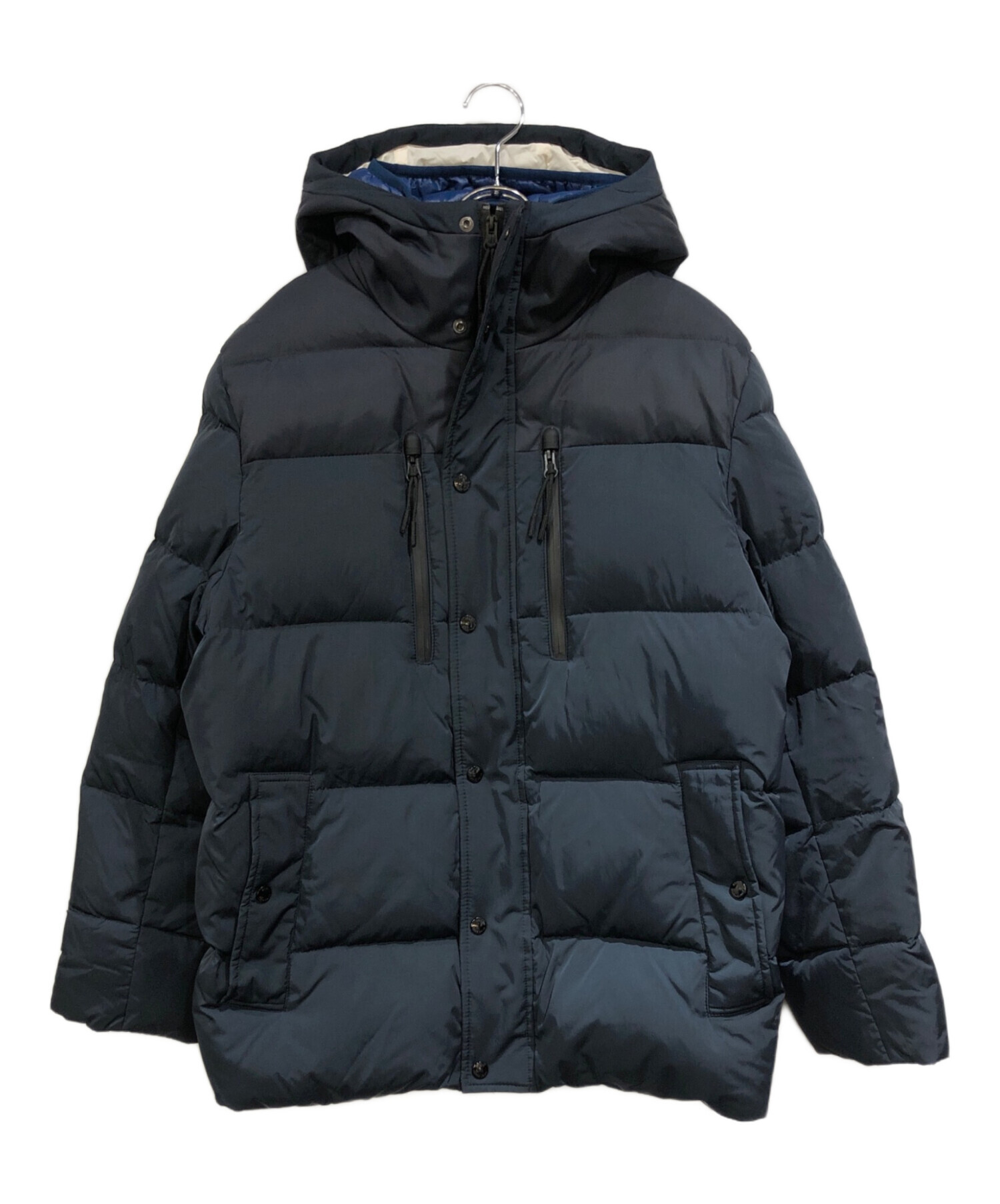 極美品 BOSS ヒューゴボス ダウンジャケット ネイビー 中古・古着通販】BOSS HUGO BOSS (ボス ヒューゴボス) ダウン