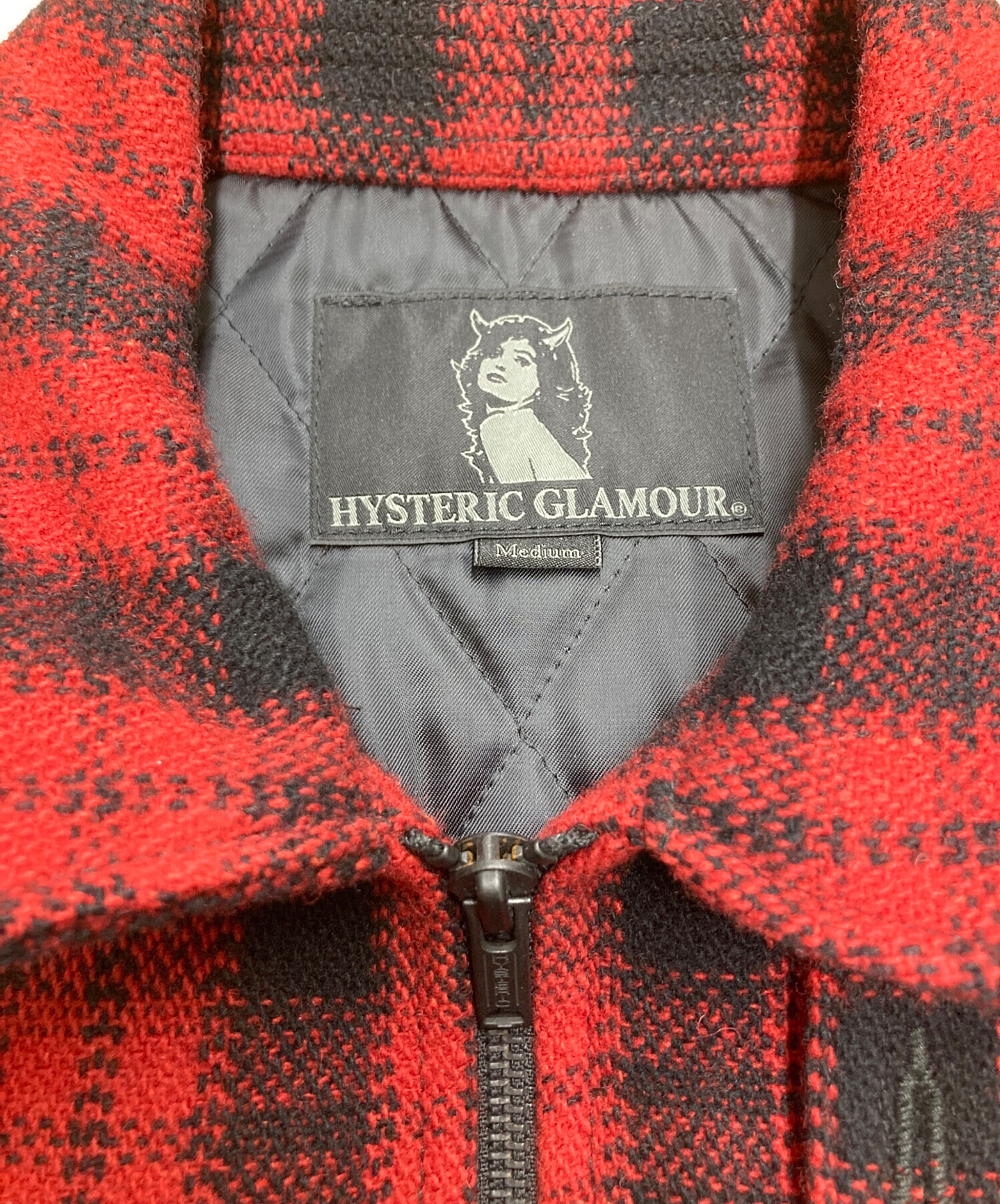 HYSTERIC GLAMOUR ロング中綿コート レッド F HYSTERIC GLAMOUR（ロングコート）のフリマアイテム一覧