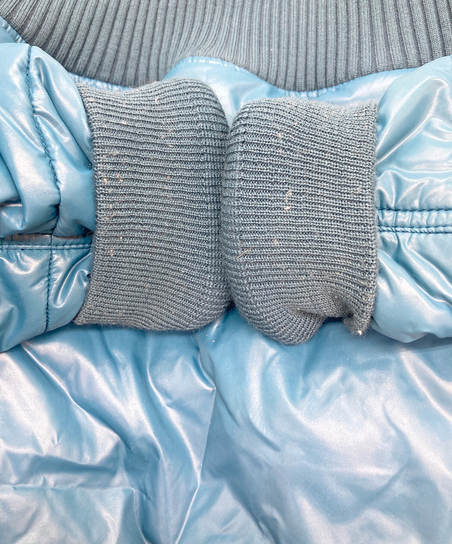 ヒステリックグラマー　プリマロフト　中綿　パーカー　ブルー 中古・古着通販】Hysteric Glamour (ヒステリックグラマー) プリマ