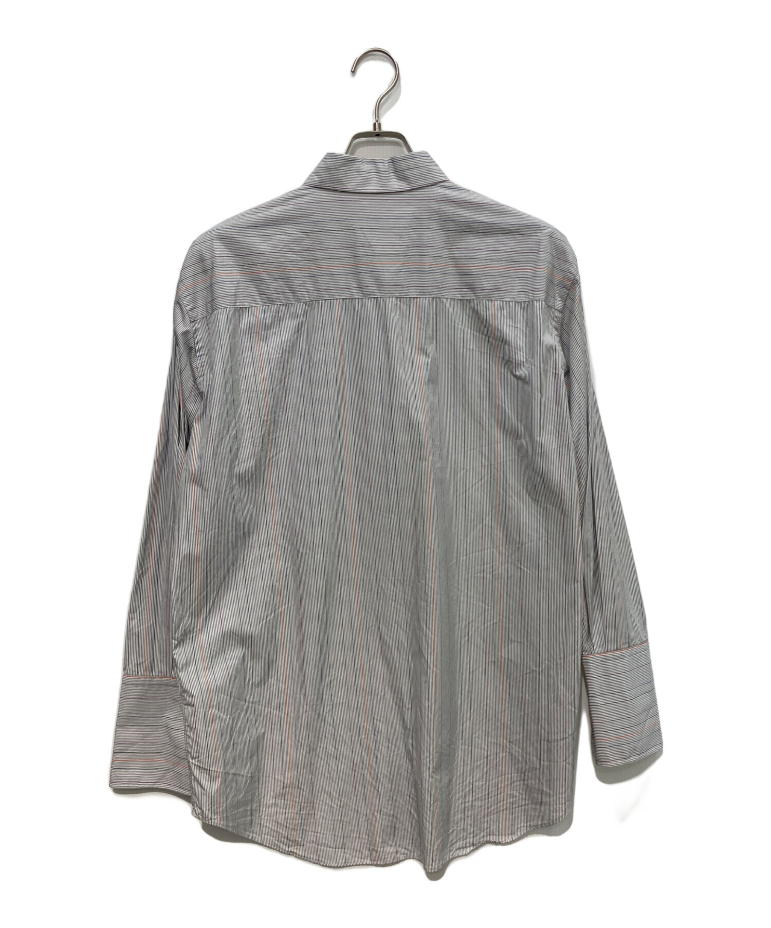中古・古着通販】AURALEE (オーラリー) FINX STRIPE SHIRT グレー