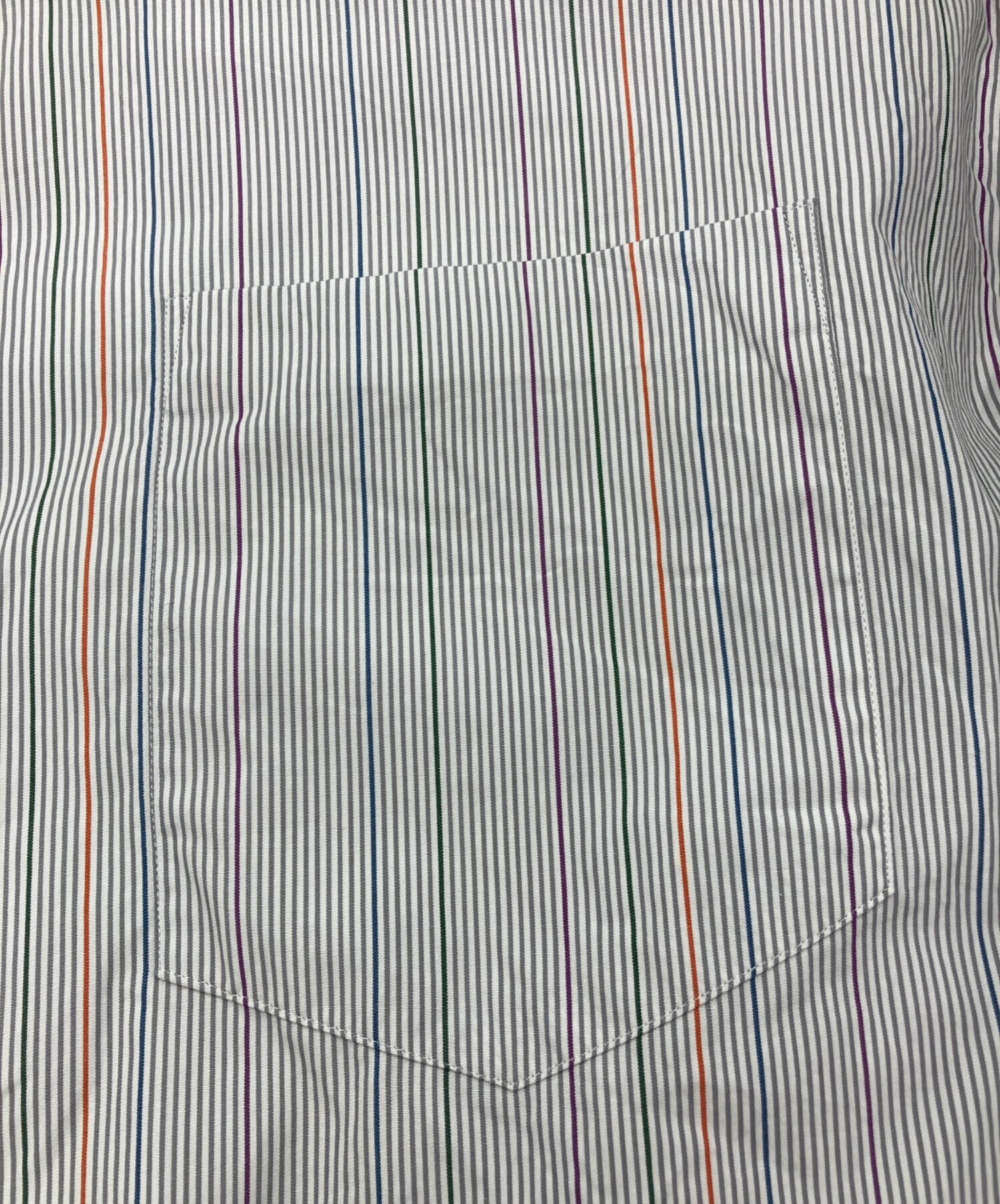中古・古着通販】AURALEE (オーラリー) FINX STRIPE SHIRT グレー