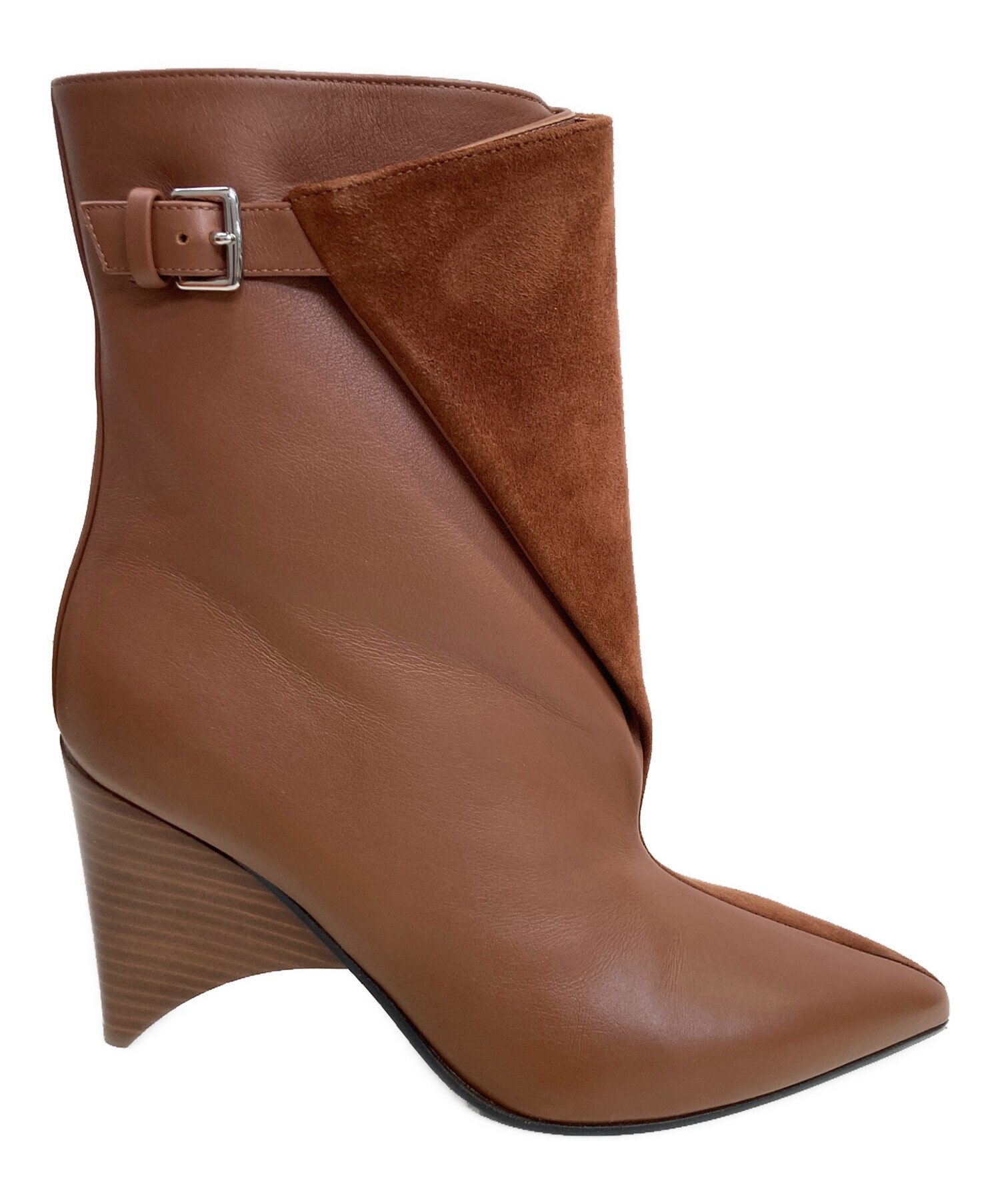 中古・古着通販】HERMES (エルメス) ショートブーツ ブラック サイズ