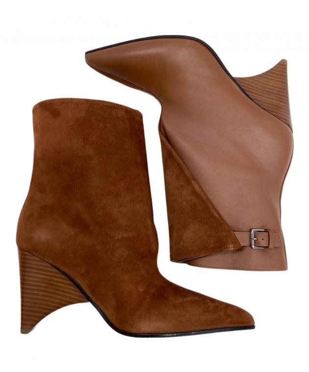 中古・古着通販】HERMES (エルメス) ショートブーツ ブラック サイズ