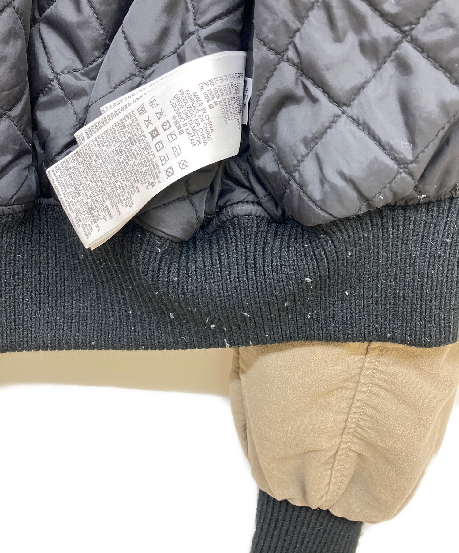 中古・古着通販】DIESEL (ディーゼル) zip design crop blouson カーキ