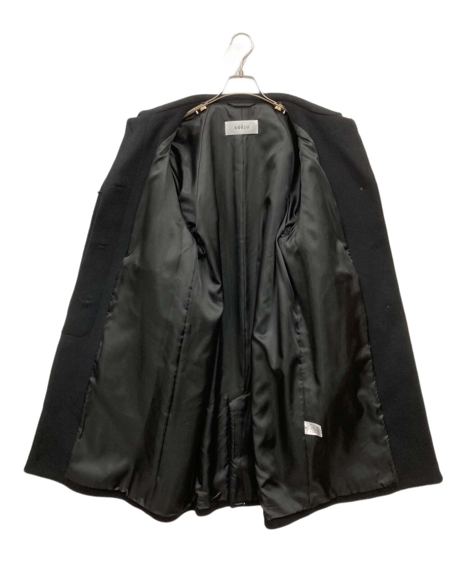 中古・古着通販】SOEJU (ソージュ) ジーロンラムステンカラーコート
