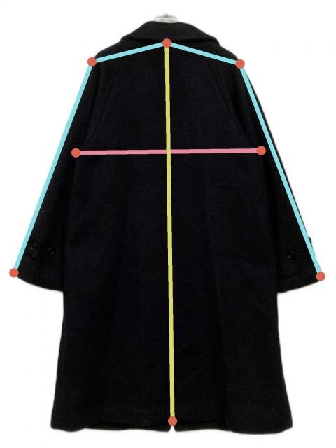 中古・古着通販】SOEJU (ソージュ) ジーロンラムステンカラーコート