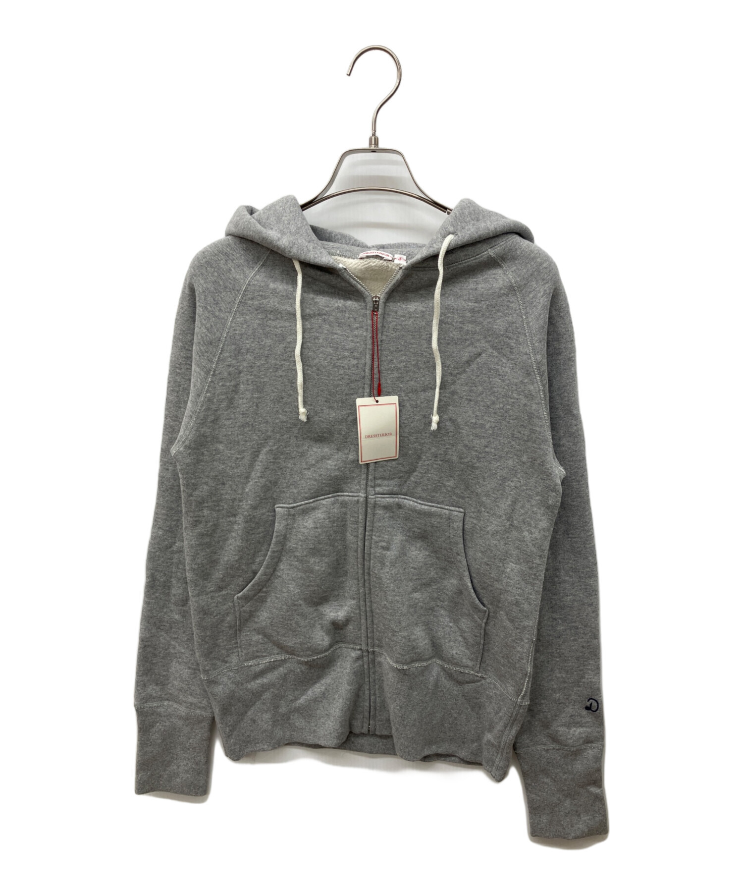 DRESSTERIOR - みんです【美品・試着のみ】DRESSTERIOR 中古・古着通販】DRESSTERIOR (ドレステリア) ジップパーカー グレー