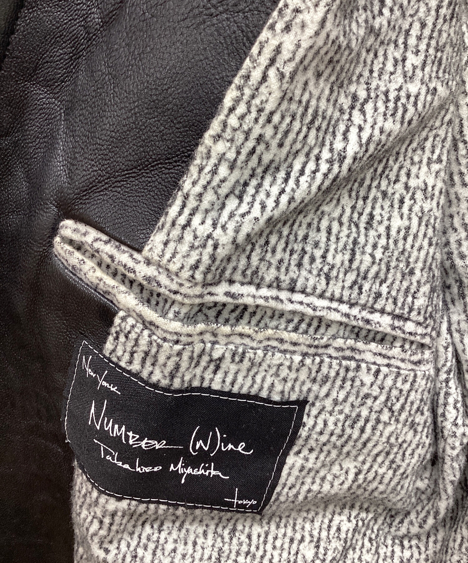 中古・古着通販】NUMBER (N)INE (ナンバーナイン) ウエスタンレザー