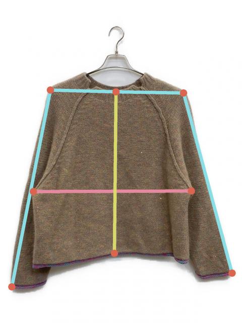 中古・古着通販】BEARDSLEY (ビアズリー) カラフルローゲージニット