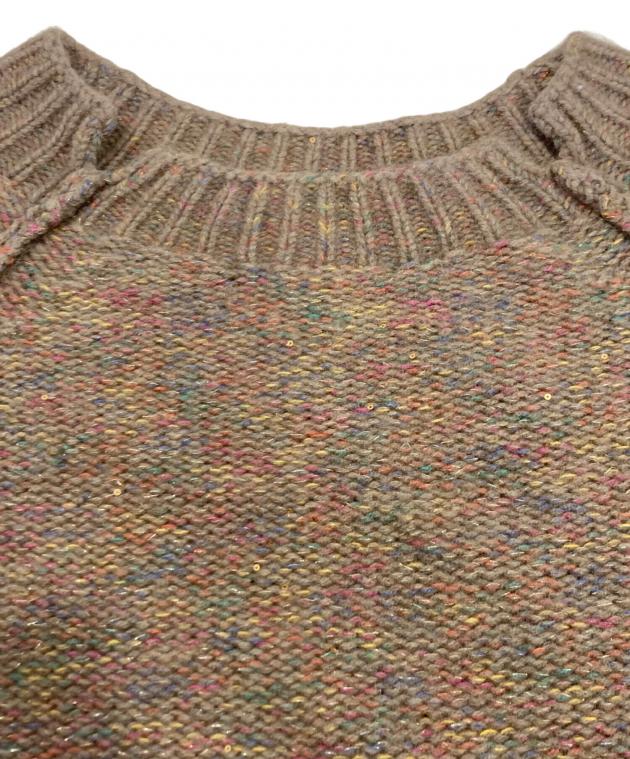 中古・古着通販】BEARDSLEY (ビアズリー) カラフルローゲージニット