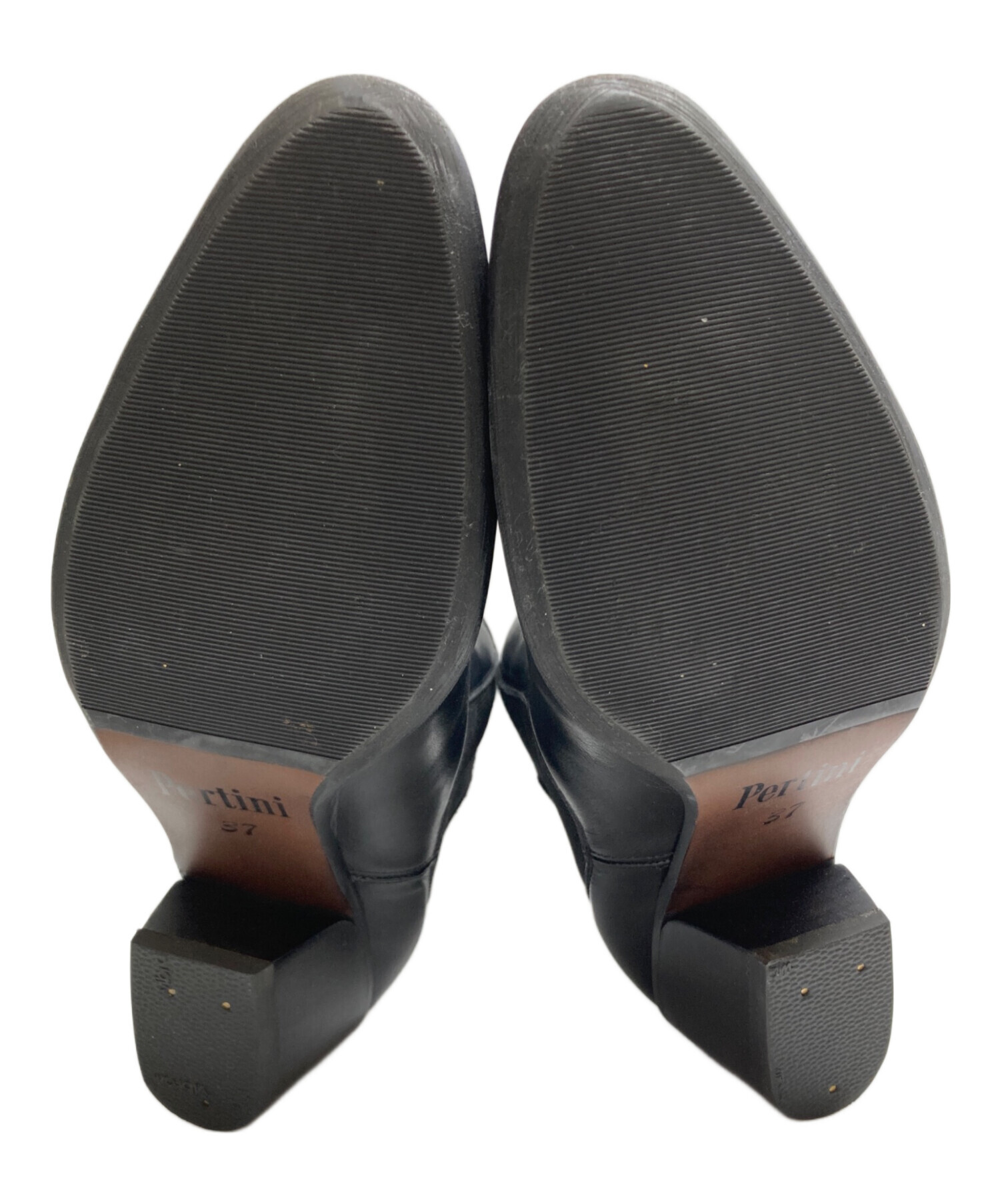 中古・古着通販】pertini (ペルティニ) サイドゴアブーツ ブラック